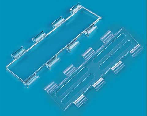 Polycarbonate transpatent slats
